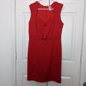 WRAPPER Women's Red Dress